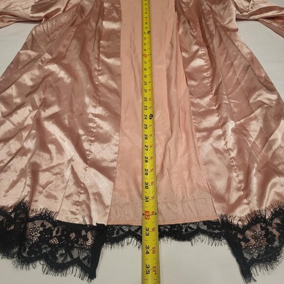 Light Pink Robe Womens Size M Goth Whimsigoth Feminine Coquette - Picture 3 of 7